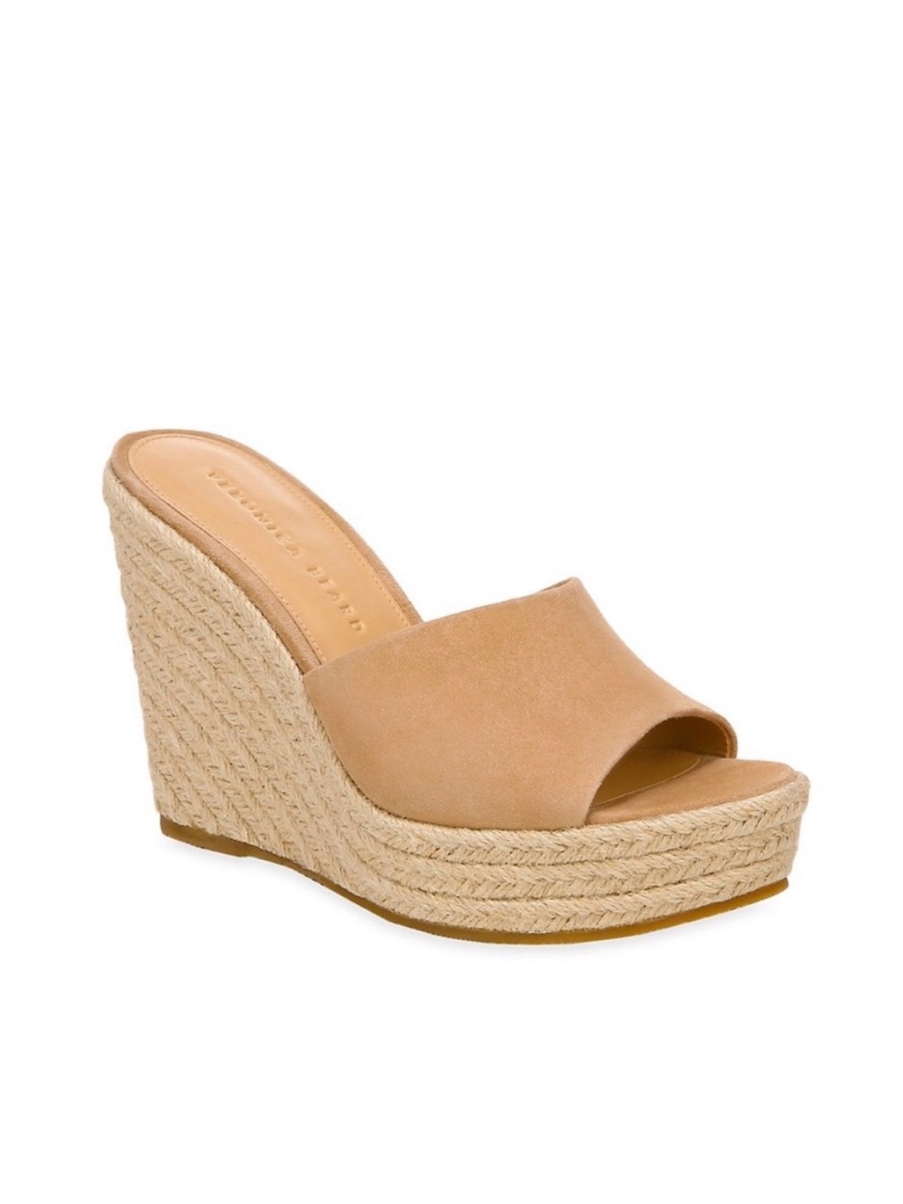 Veronica Beard Dali Suede Espadrille Wedge Sandals Size 9